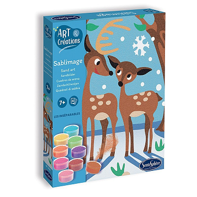 картинка Песочные картинки "Неразлучные друзья" от магазина konik.ru