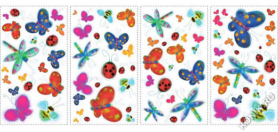 картинка Наклейки для декора. Насекомые от магазина konik.ru