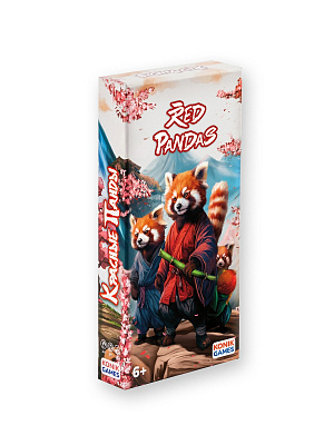 картинка Детская настольная карточная игра марки KONIK GAMES - КРАСНЫЕ ПАНДЫ от магазина konik.ru