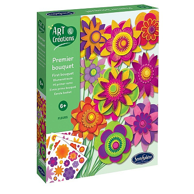 картинка Набор для детского творчества "Создай букет" от магазина konik.ru