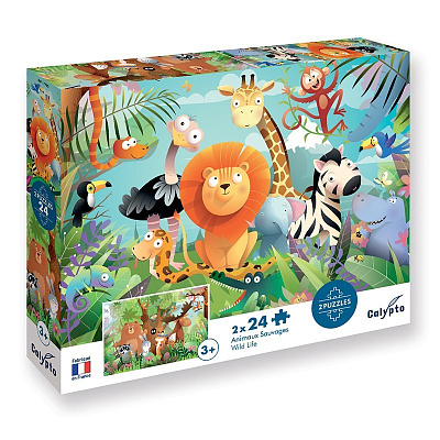 картинка Набор из 2х пазлов "В лунном свете", 24 эл. от магазина konik.ru