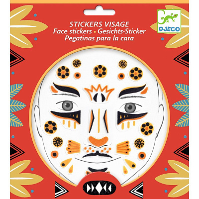 картинка Наклейки для лица Леопард от магазина konik.ru