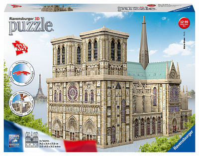 картинка 3D-пазл Ravensburger «Нотр Дам», 324 эл. от магазина konik.ru