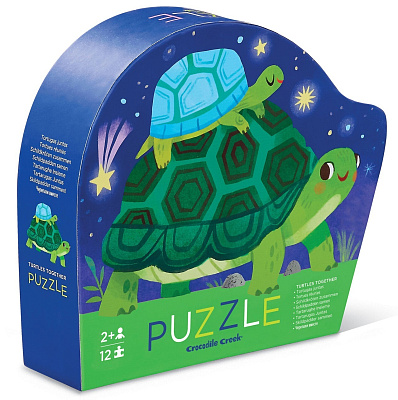 картинка Пазл "Черепашки" (12 деталей) от магазина konik.ru