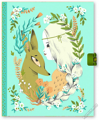 картинка Блокнот с замочком "Люсиль" от магазина konik.ru