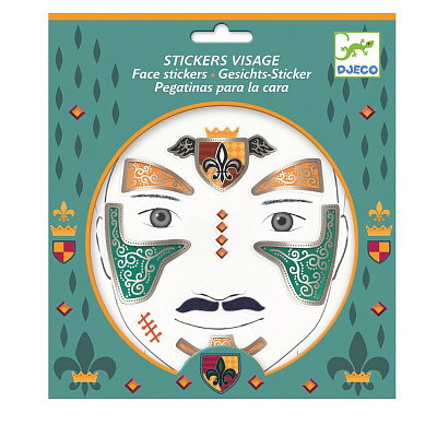 картинка Наклейки для лица Рыцарь от магазина konik.ru