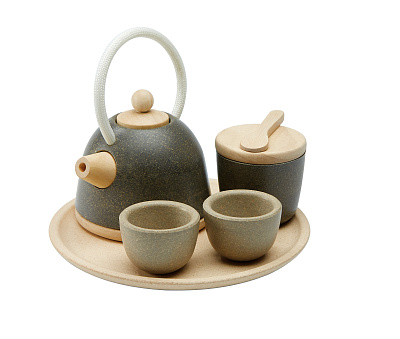 картинка Игровой набор Plan Toys «Чайный набор», серия KITCHEN от магазина konik.ru