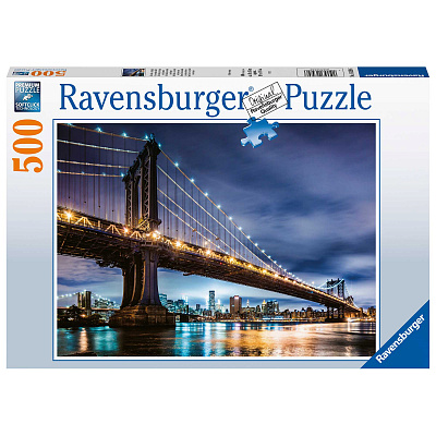 картинка Пазл Ravensburger «Вид Нью-Йорка», 500 эл. от магазина konik.ru